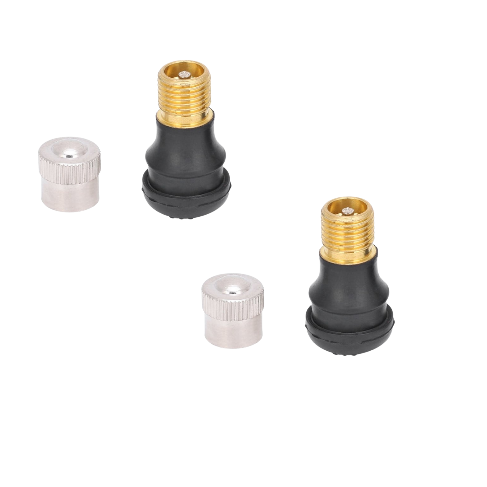2 Stck Tubeless Ventil Set 44mm Schwarz - Leichte Alloy Presta Ventile Fr  Schlauchlose Laufrder MTB & Rennrad Presta Ventil Tubeless