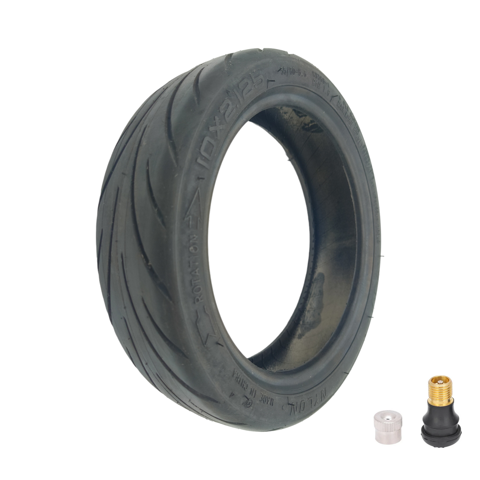 Lot De 2 Tuyaux De Remplacement Pour Trottinette SoFlow S04 Pro Gen2 - 10x2.125, Vannes 45°/90°