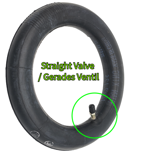 Ninebot Segway D18 D28 D38 Schlauch 10x2.125 gerades Ventil 2er Set OEM Ersatz – Bild 4