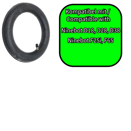 Ninebot Segway D18 D28 D38 Schlauch 10x2.125 gerades Ventil 2er Set OEM Ersatz – Bild 7