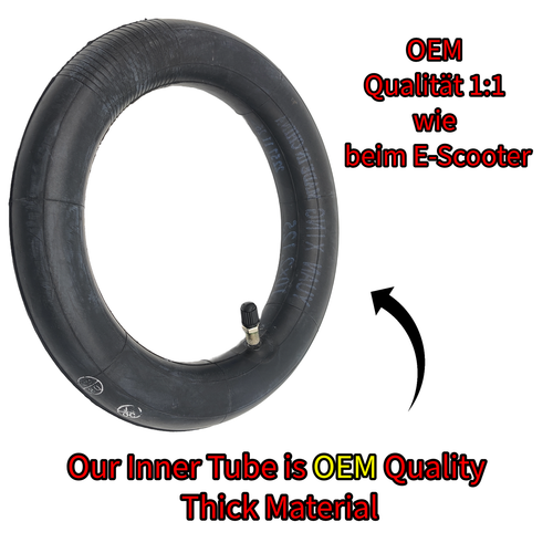 Odys Alpha X5 Schlauch 10x2.125 gerades Ventil 2er Set Ersatz Aftermarket – Bild 6