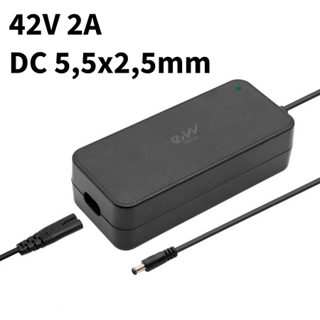 Denver SEL-10860 DONARPRO 36V Akku Ladegerät Netzteil DC 5,5x2,5mm 42V 2A Ersatz – Bild 2
