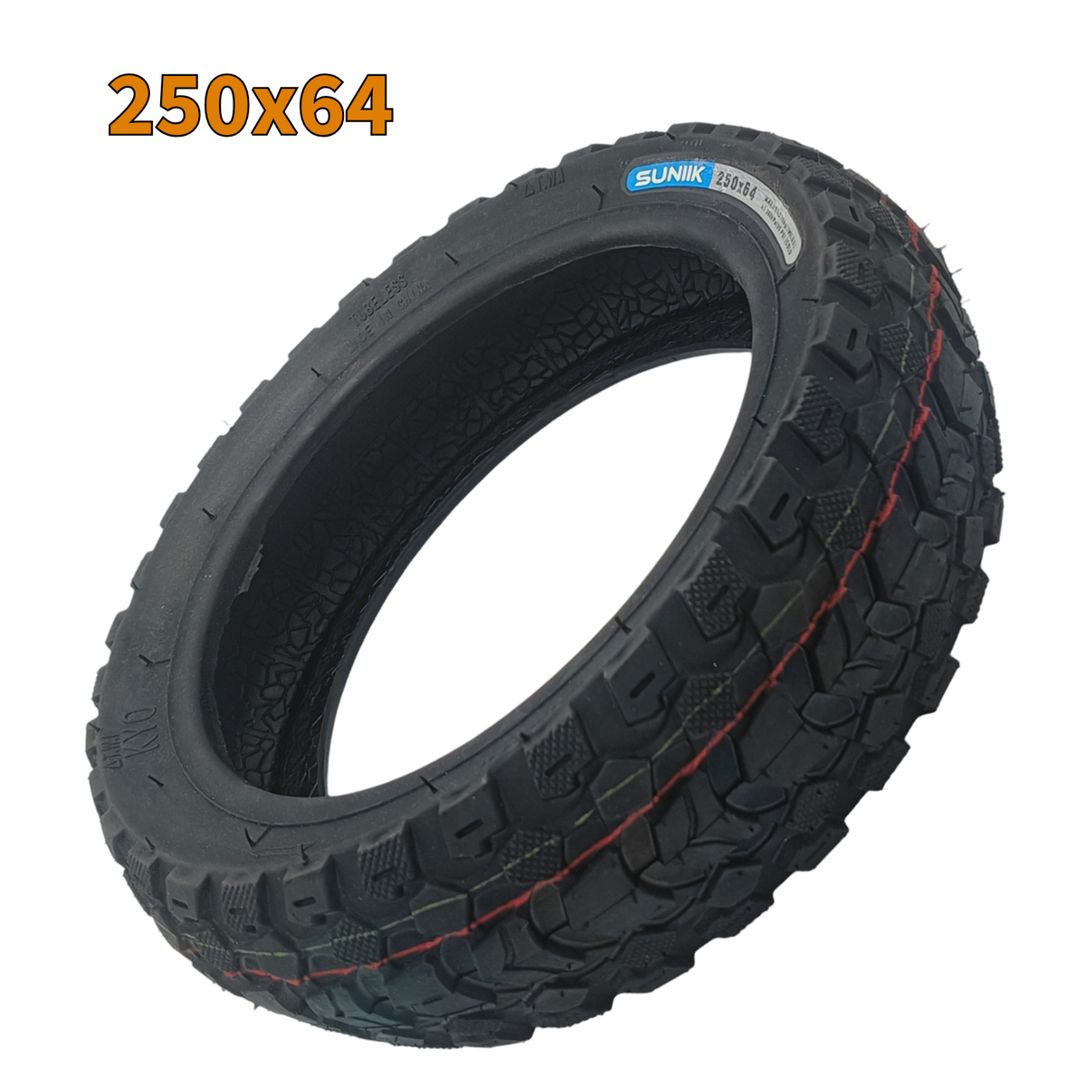 Suniik E-Scooter Off-Road Tubeless Reifen 250x64 Aftermarket Ersatz – Bild 4