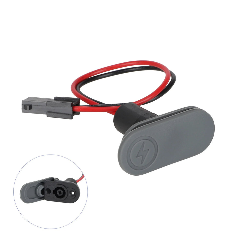 Porta de carregamento original com tampa de silicone para Xiaomi Electric Scooter 6
