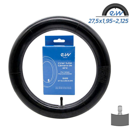 2x Schlauch 27.5x1.95-2.125 Zoll Schrader-Ventil für Generic E-Scooter – Bild 7
