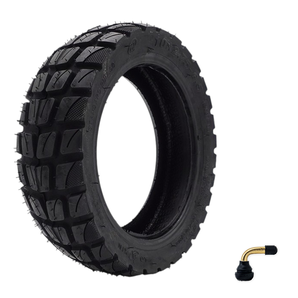 Off-Road Tubeless Reifen 10x2.75-6.5 Zoll mit 90° Ventil für iScooter iX7 / iX7 Pro