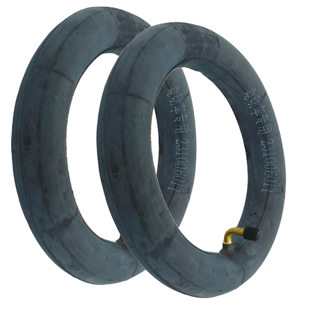 Schlauch 8.5x2 90/90° Ventil verstärkt 2er Set für E-Scooter – Bild 1
