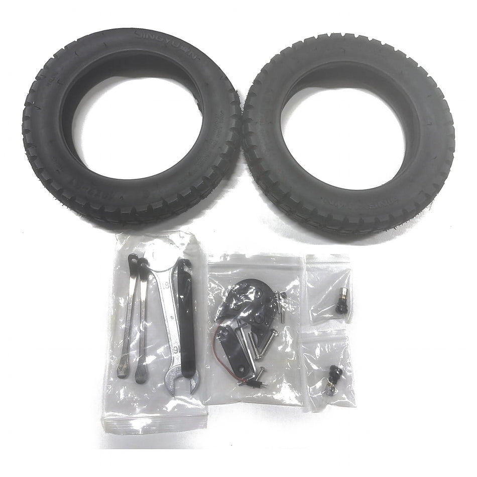 10 Zoll Tubeless Umbaukit 2x Offroad Reifen 10x2-6.1 für Xiaomi Pro 2 1S Mi 3 – Bild 1