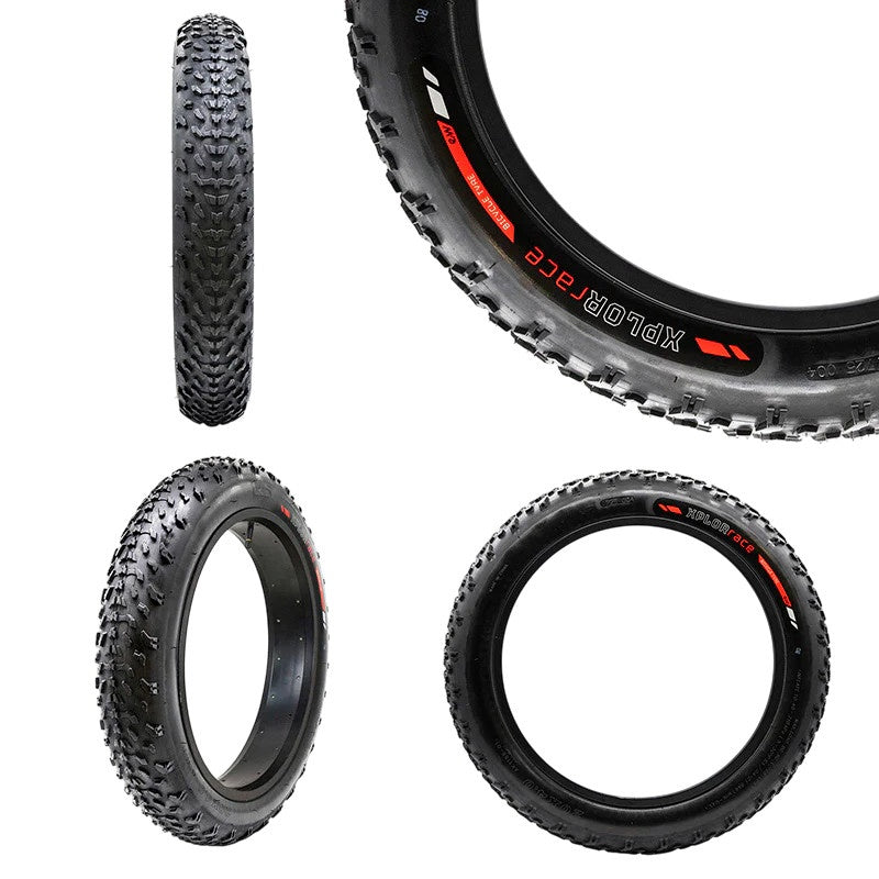 Reifen + Schlauch Set 20x4 Zoll Xplor Race für Hitway BK36 E-Bike / Fahrrad – Bild 6