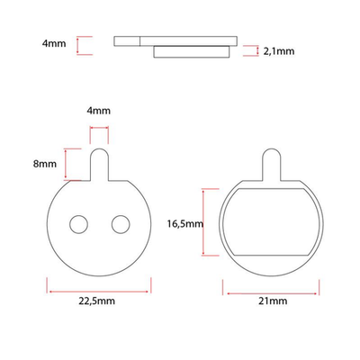 DocGreen ESA 5000 Bremsbelag Semi Metall 2er Set Aftermarket Ersatz – Bild 6