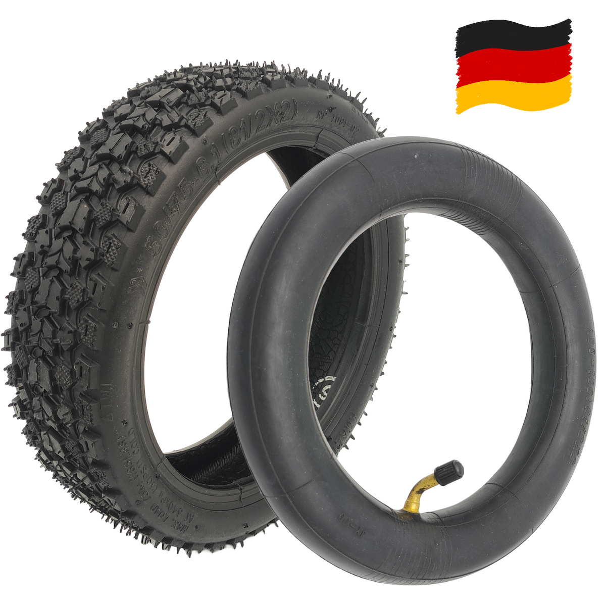 SoFlow SO3 SO4 Off-Road Reifen mit abgewinkelten Schlauch 8.5x2 Zoll Aftermarket – Bild 2