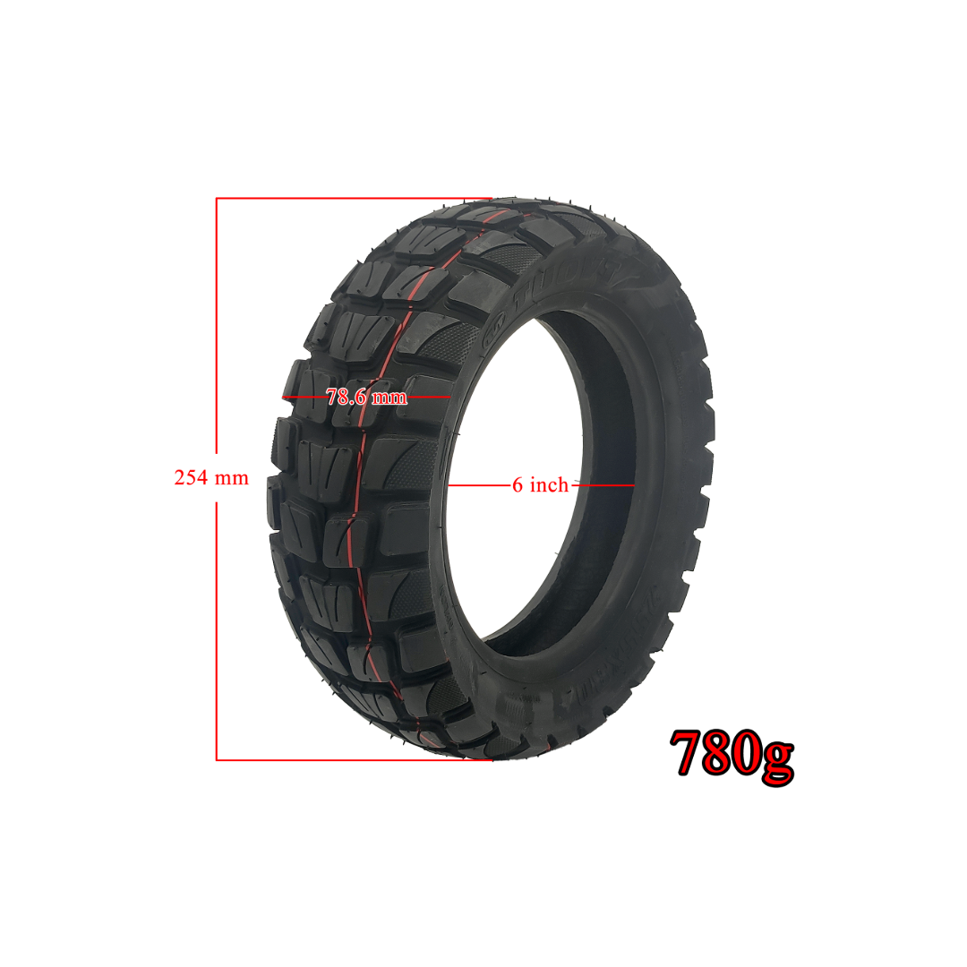 Reifen mit Schlauch 10x3 85/65-6 90 Grad Ventil für Teverun Blade Mini Ultra Aftermarket