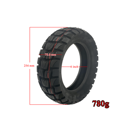 Reifen mit Schlauch 10x3 85/65-6 90 Grad Ventil für Teverun Blade Mini Ultra Aftermarket