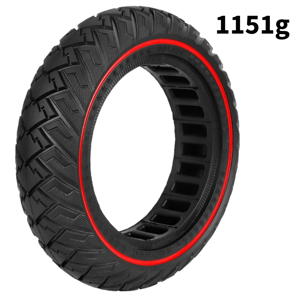 Vollgummireifen 250x64 Rot für Navee ST3 ST3 Pro Aftermarket