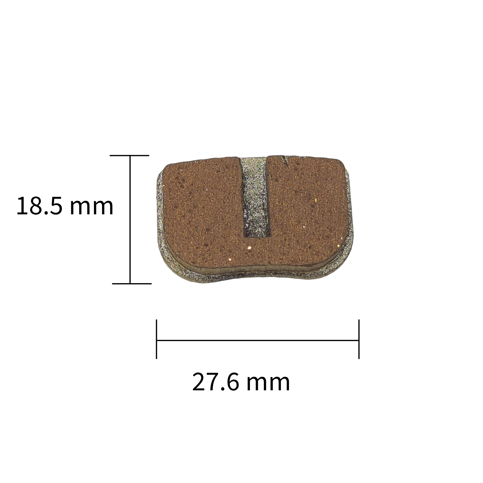 Bremsbelag Voll Metall für FORÇA Captain Pro 2er Set Aftermarket