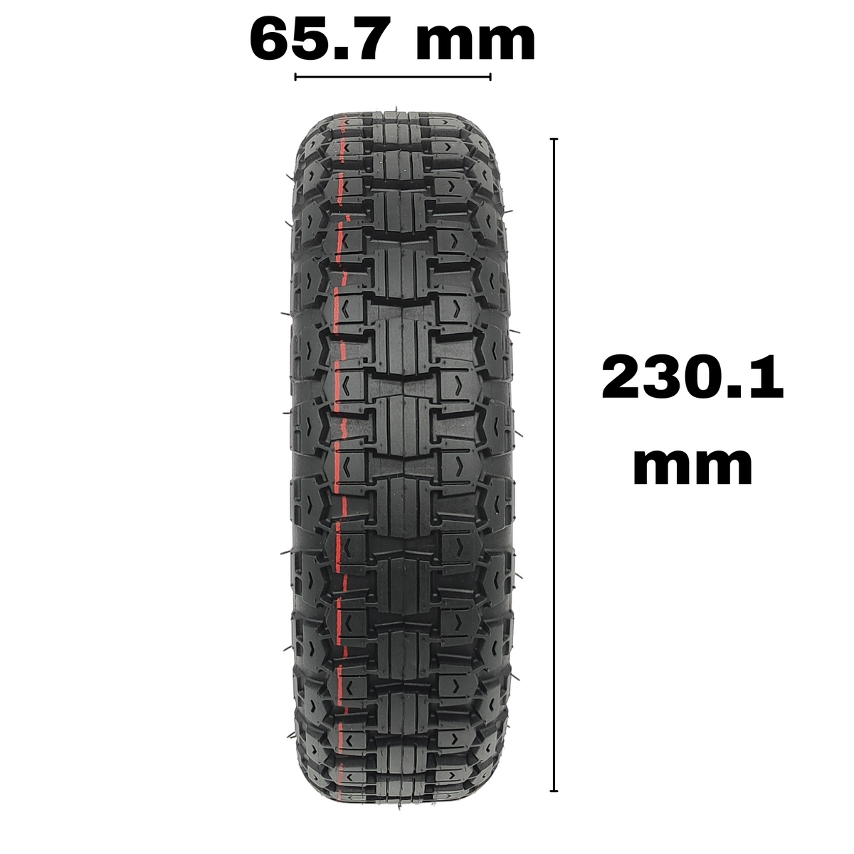 Ninebot Max F20D F30D F40D F40D2 Tubeless Reifen  Off-road 60/70-6.5 (10x2.5) – Bild 4
