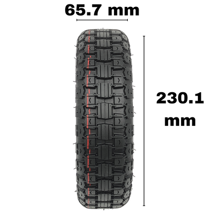 Ninebot Max F20D F30D F40D F40D2 Tubeless Reifen  Off-road 60/70-6.5 (10x2.5) – Bild 4