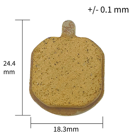 Bremsbelag Vollmetall 18 3x24 4 mm Universal Aftermarket