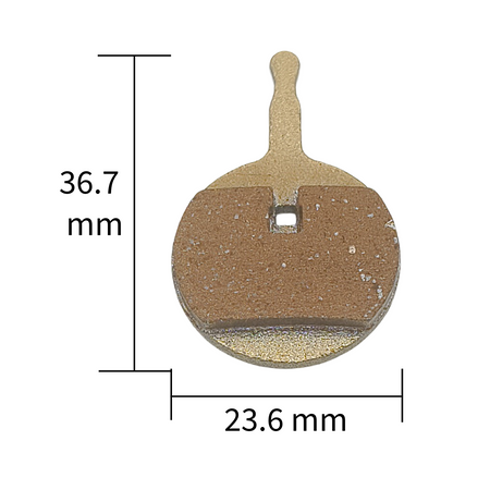 Bremsbelag Vollmetall 23 6x36 7 für Generic Aftermarket