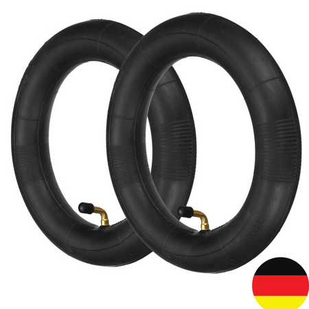 10x2,5  Schlauch mit 90° Ventil Ersatz für E-Scooter 2er Set Hochwertig – Bild 2