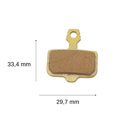 Ausom L2 Serie Bremsbelag Voll Metall 2er Set Aftermarket Ersatz – Bild 4
