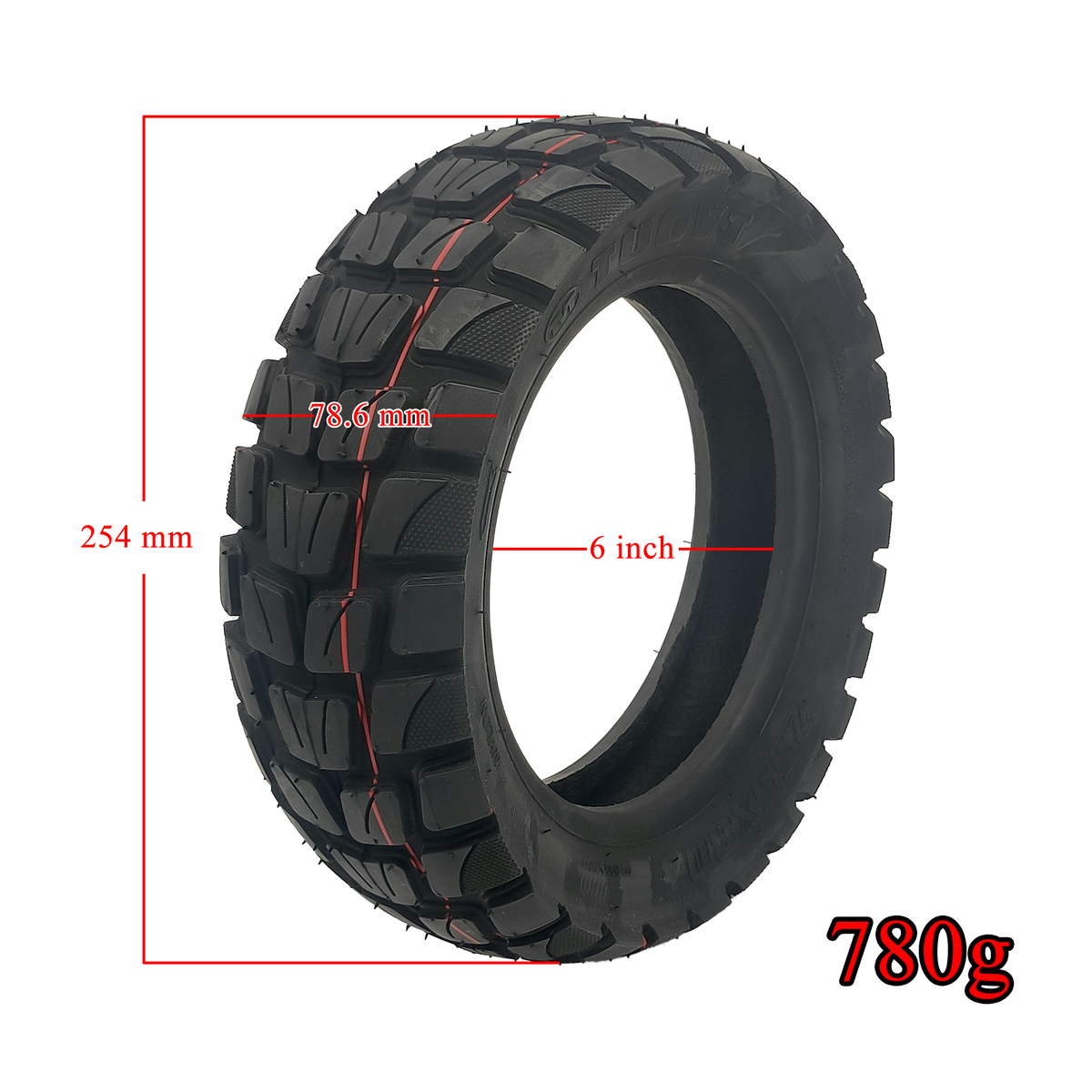 Velix E-Kick 20 Pro 255x80 Off Road Reifen Aftermarket Ersatz – Bild 3