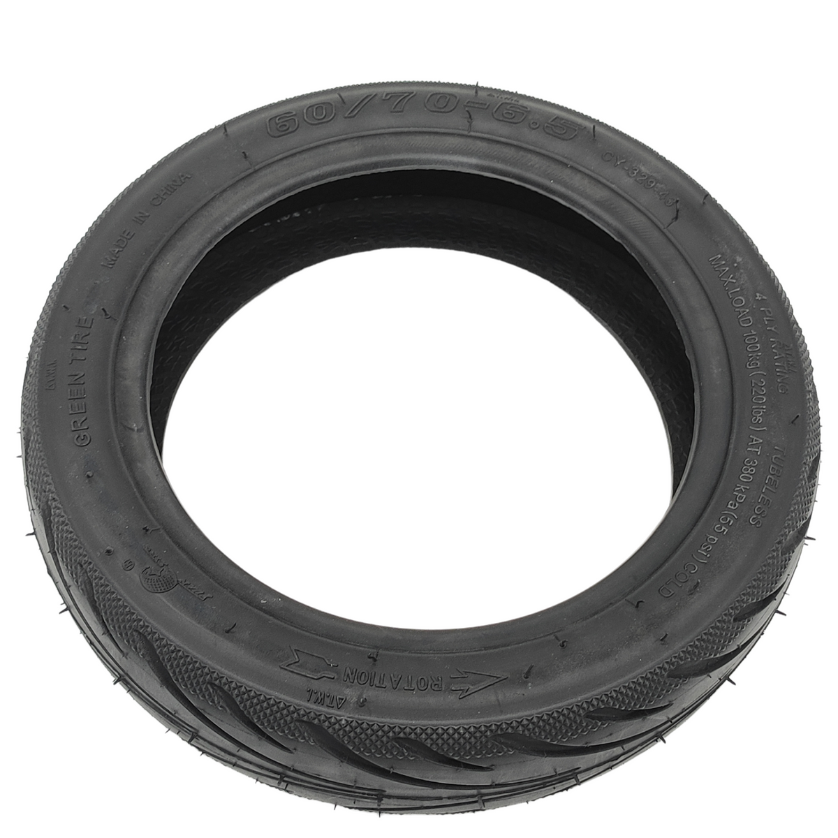Yuanxing Tubeless Reifen 60/70-6.5 mit Gel und Ventil – 1 Set – Bild 3