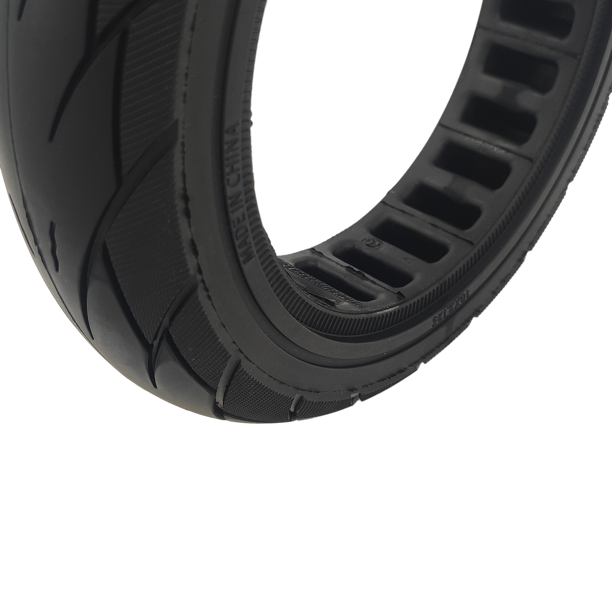 Navee N40 10x2.125 Vollgummi Reifen Schwarz 44mm Aftermarket Ersatz – Bild 4