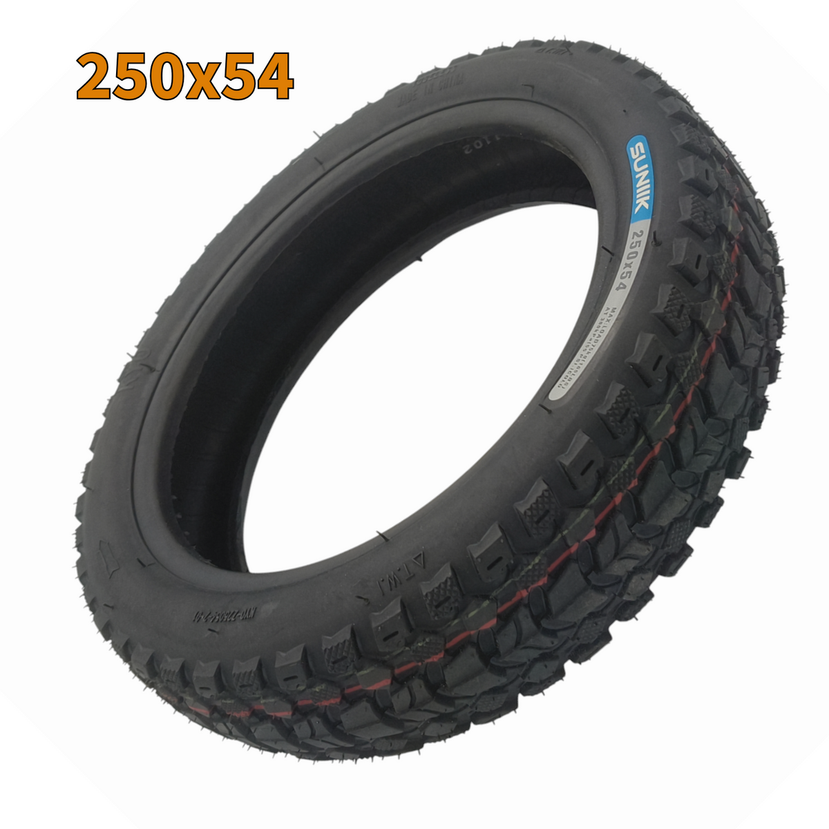 Suniik Escooter Off-Road Tubeless Reifen 250x54 Aftermarket Ersatz – Bild 3