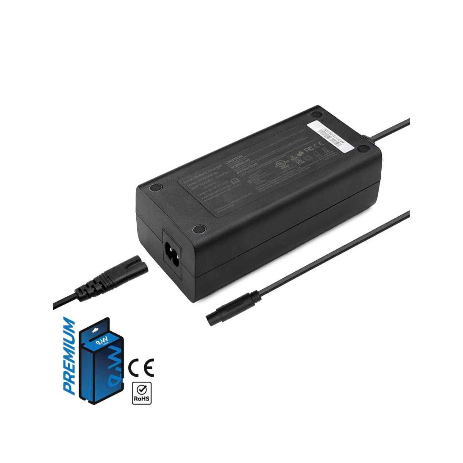 Premium Ladegerät 48V (Ausgang 54,6V) 2A Anschluss Julet 3105 Ewheel