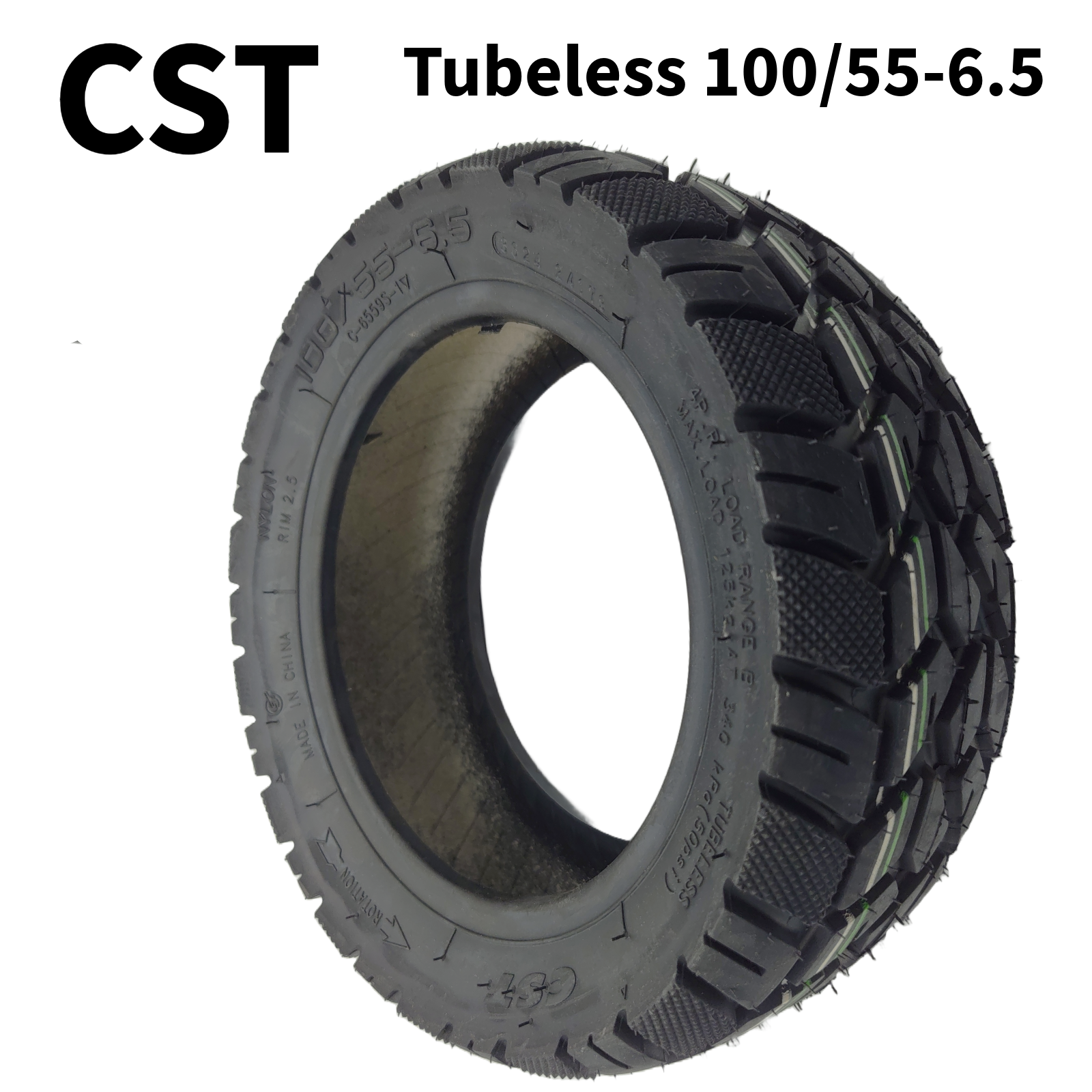 Tubeless Offroad Reifen 100/55-6.5 für E-Scooter  Originalteil