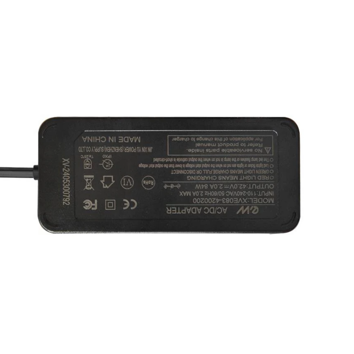 Ladegerät 42V mit 8mm DCA Anschluss für 36V Akkus Originalteil