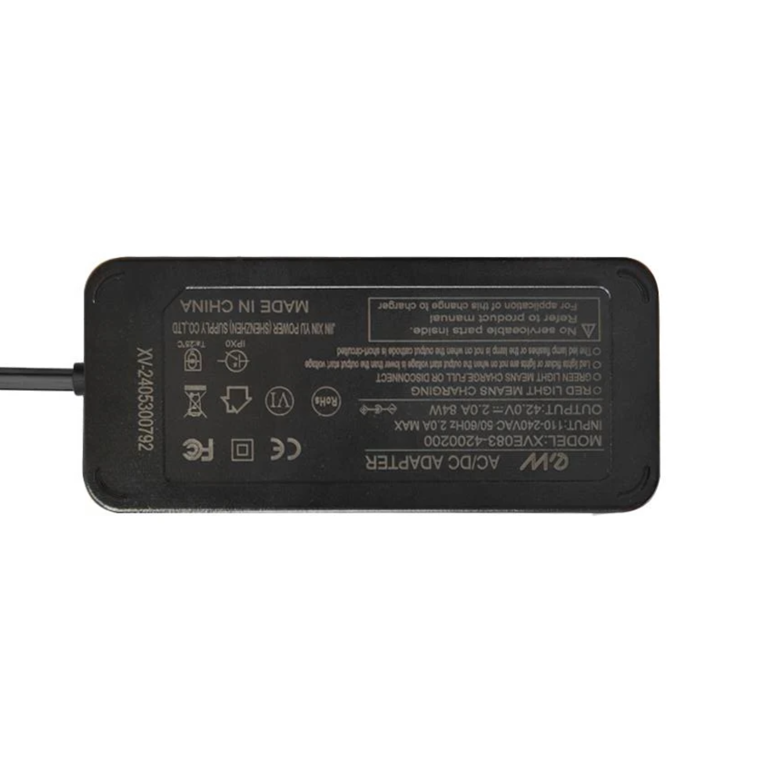 Ladegerät 42V mit 8mm DCA Anschluss für 36V Akkus Originalteil