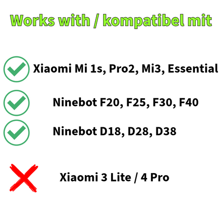 Ladegerät 42V 2A DC 8mm für Xiaomi 4 Aftermarket
