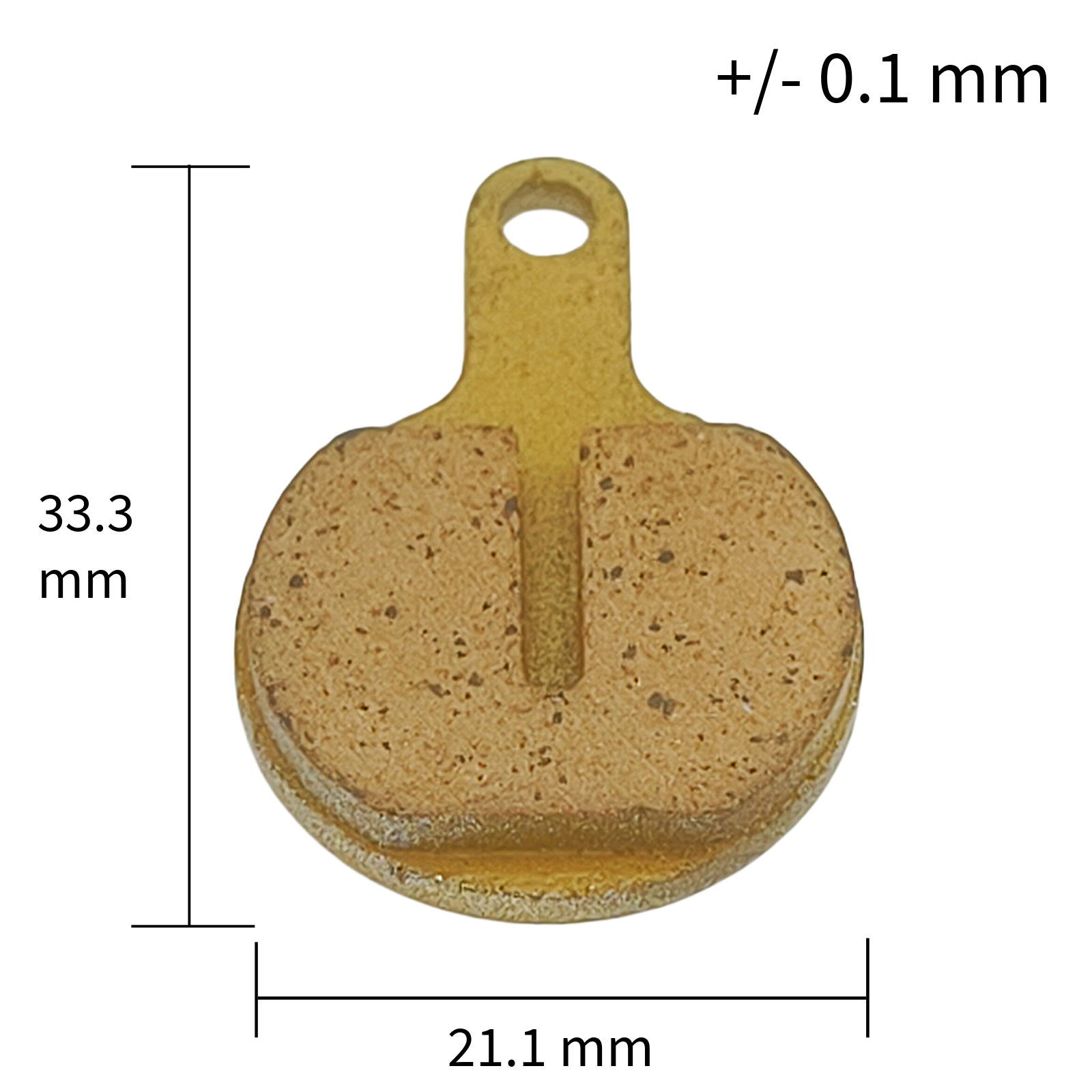 Bremsbelag Vollmetall 22 1 x 33 3 mm für Generic Aftermarket