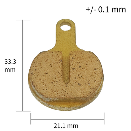 Bremsbelag Vollmetall 22 1 x 33 3 mm für Generic Aftermarket