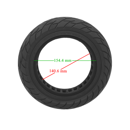 Vollgummireifen für SoFlow SO4 Pro Gen2 10x2.125  Schwarz Nedong 34mm