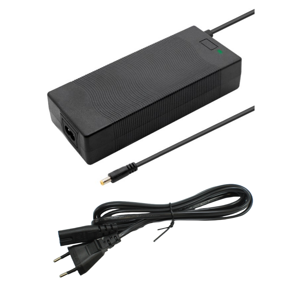 Ladegerät Netzteil Premium 54.6V 2A 5,5x2,1 mm Anschluss mit Netzkabel Ewheel Passive Kühlung