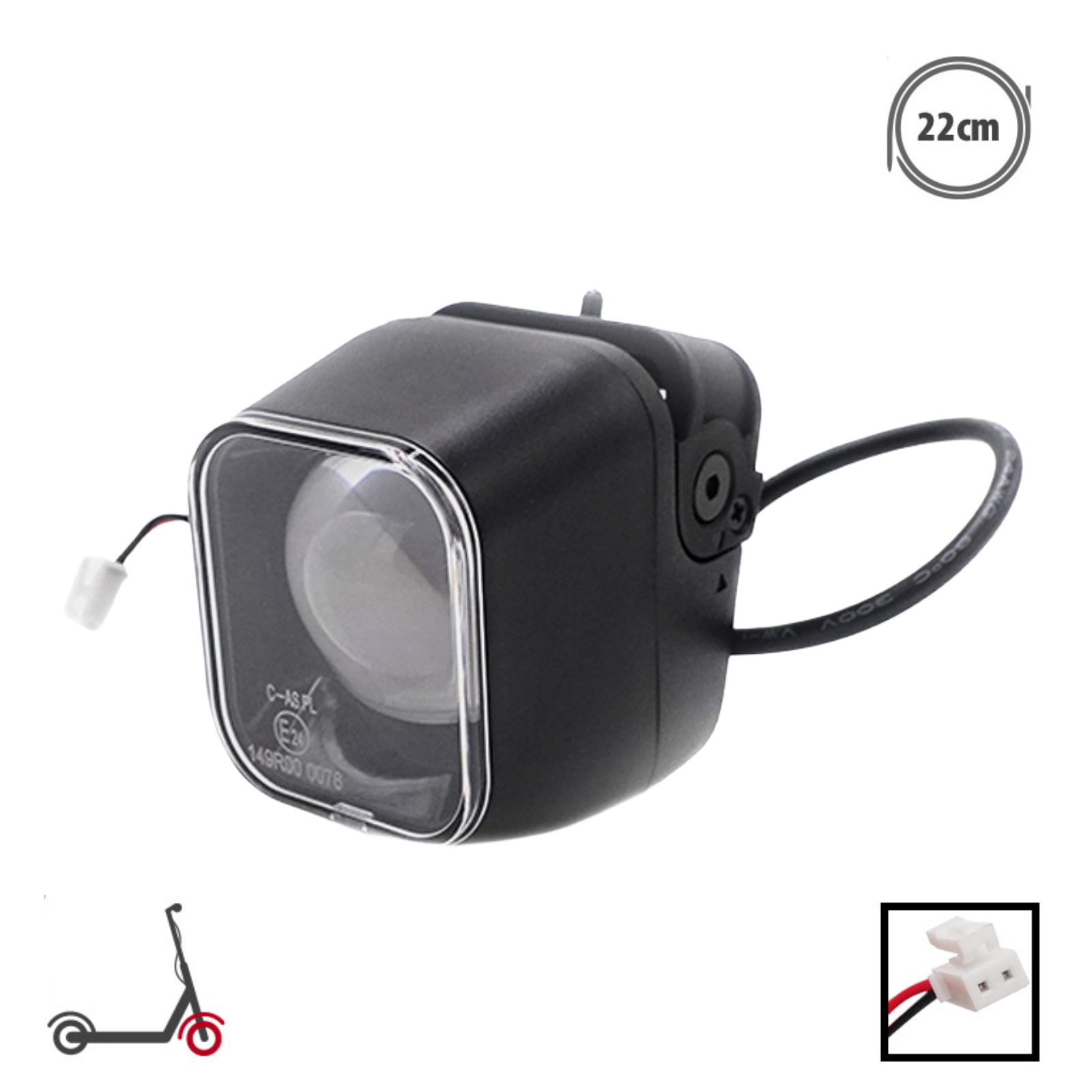 Vorderes Licht LED für Ninebot Segway Max G3 Originalteil