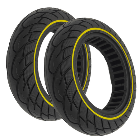 Vollgummi Reifen Gelb Vorne für Ninebot Max G2D G2E G2 Aftermarket