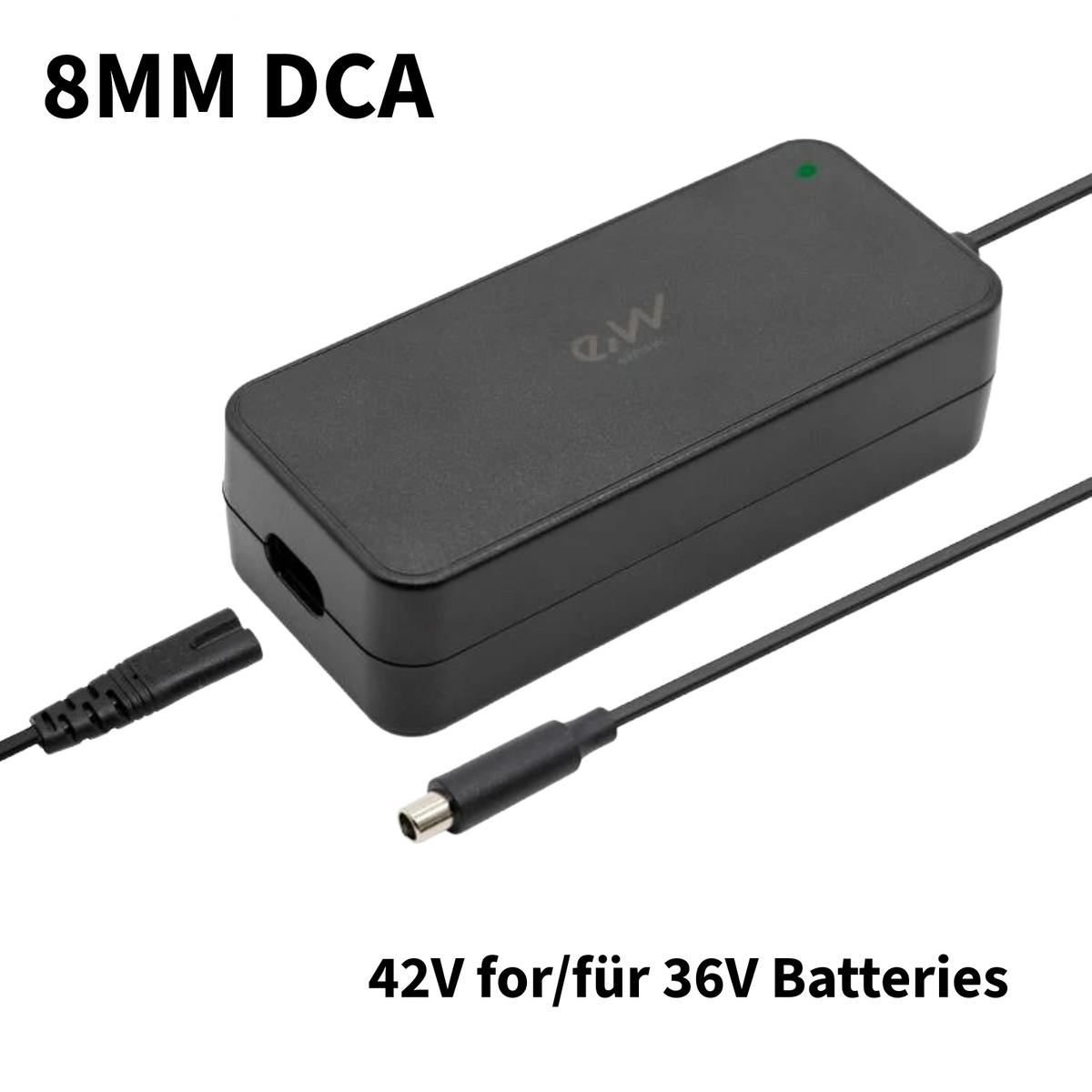 Ladegerät 42V mit 8mm DCA Anschluss für 36V Akkus Originalteil