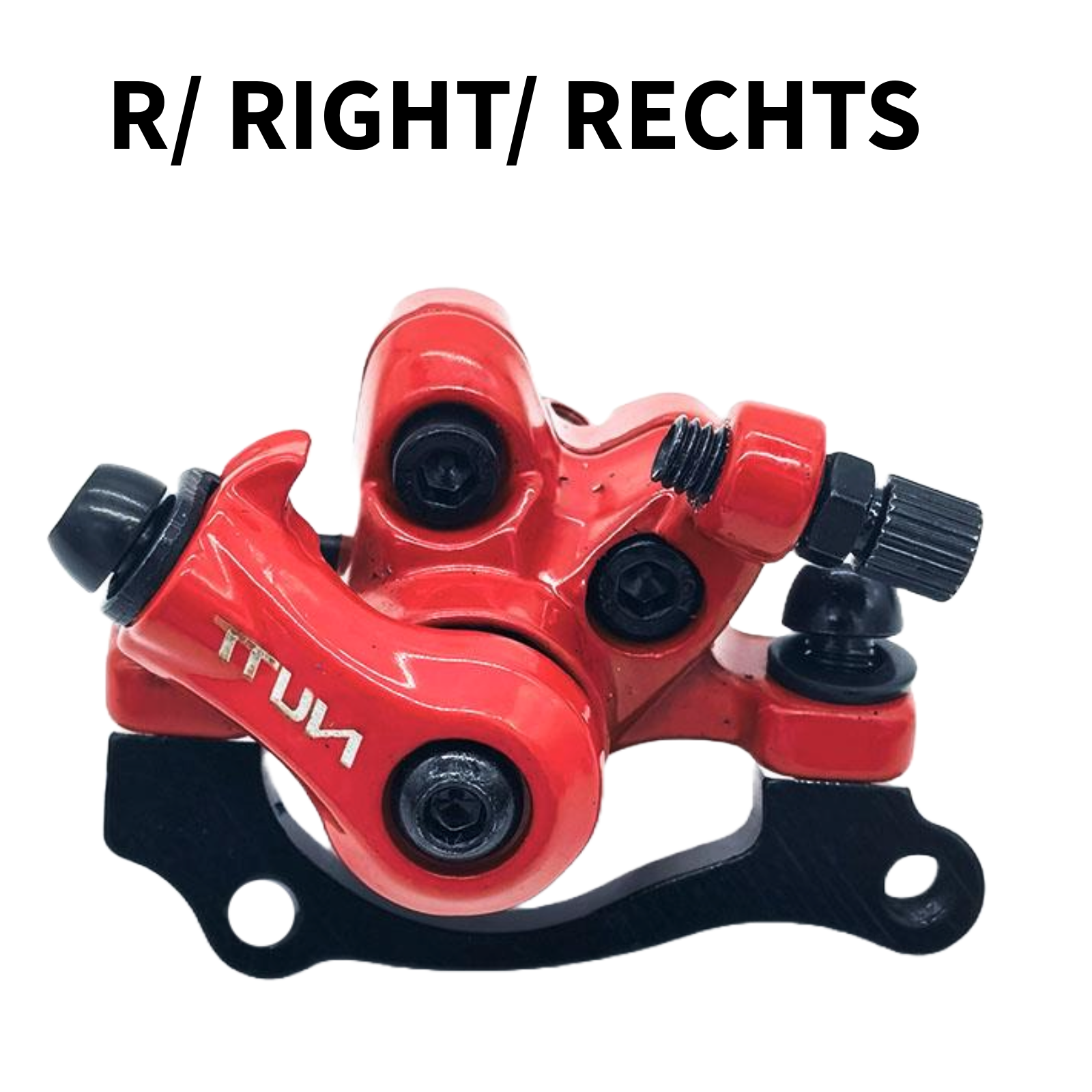 Bremssattel mechanisch Rechts Rot für Universal E-Scooter Originalteil