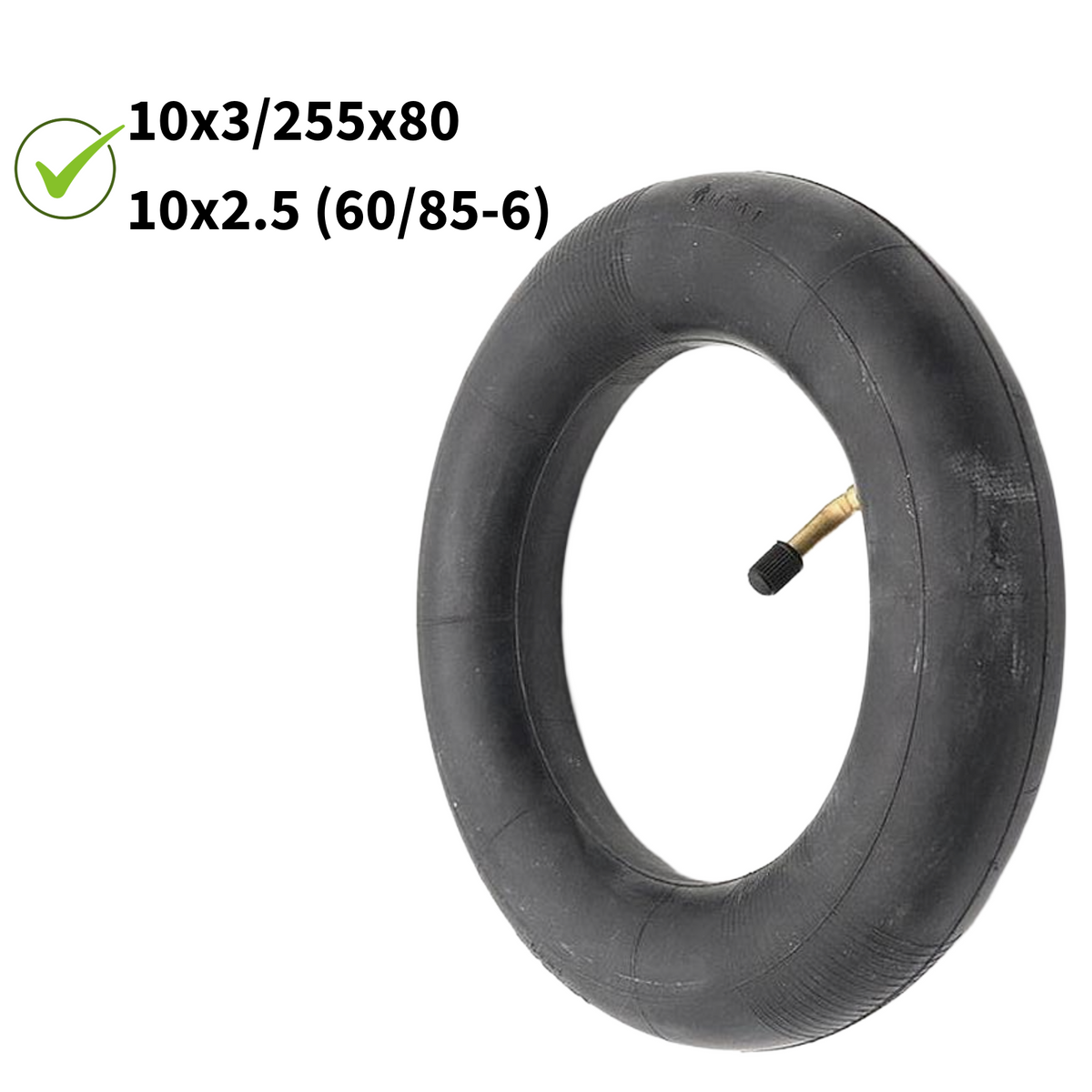 Schlauch 10x2.5 Zoll mit 135 45 Grad Ventil für Generic Aftermarket