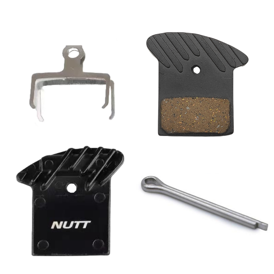 Original Nutt Bremsbelag mit Kühlkörper