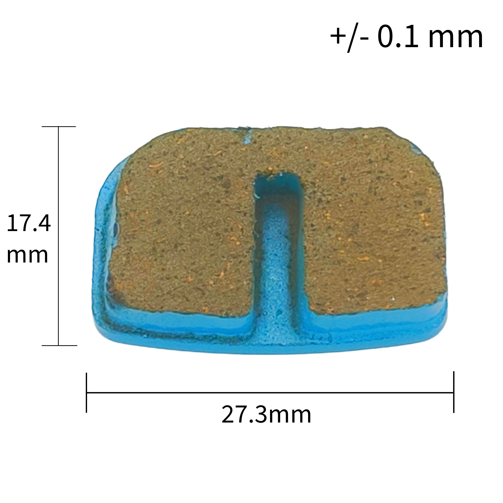 Bremsbelag Keramik 27,3 x 17,4 mm Universal Aftermarket