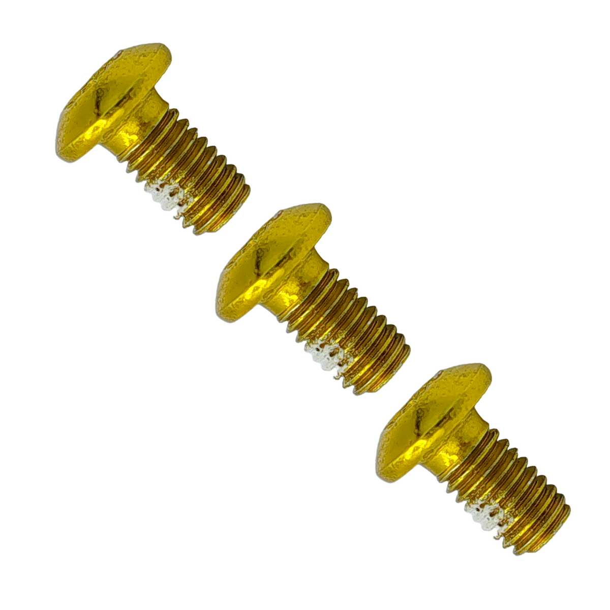 Torx Schrauben gold eloxiert mit Schraubensicherung für Bremsscheibe 12 Stück Aftermarket