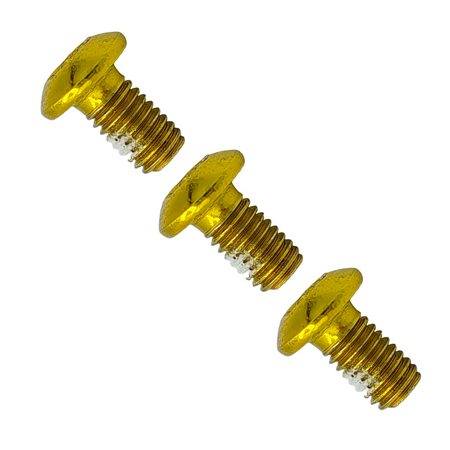 Torx Schrauben gold eloxiert mit Schraubensicherung für Bremsscheibe 12 Stück Aftermarket