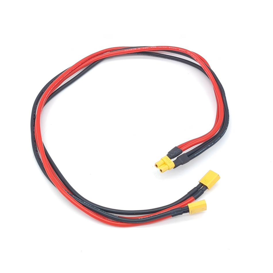 Cavo a Y per batteria esterna 1 maschio a femmina 2 50 cm 14 AWG