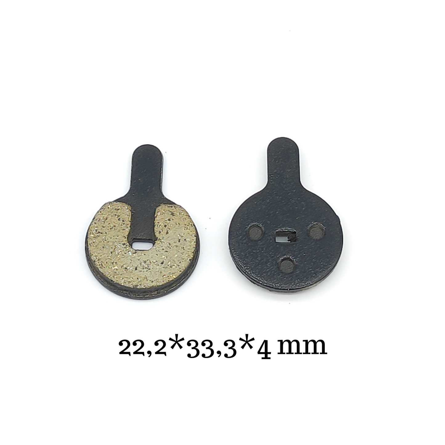 Bremseklods Semi Metal 22,2*33,3*4 mm E-Scooter Cykel
