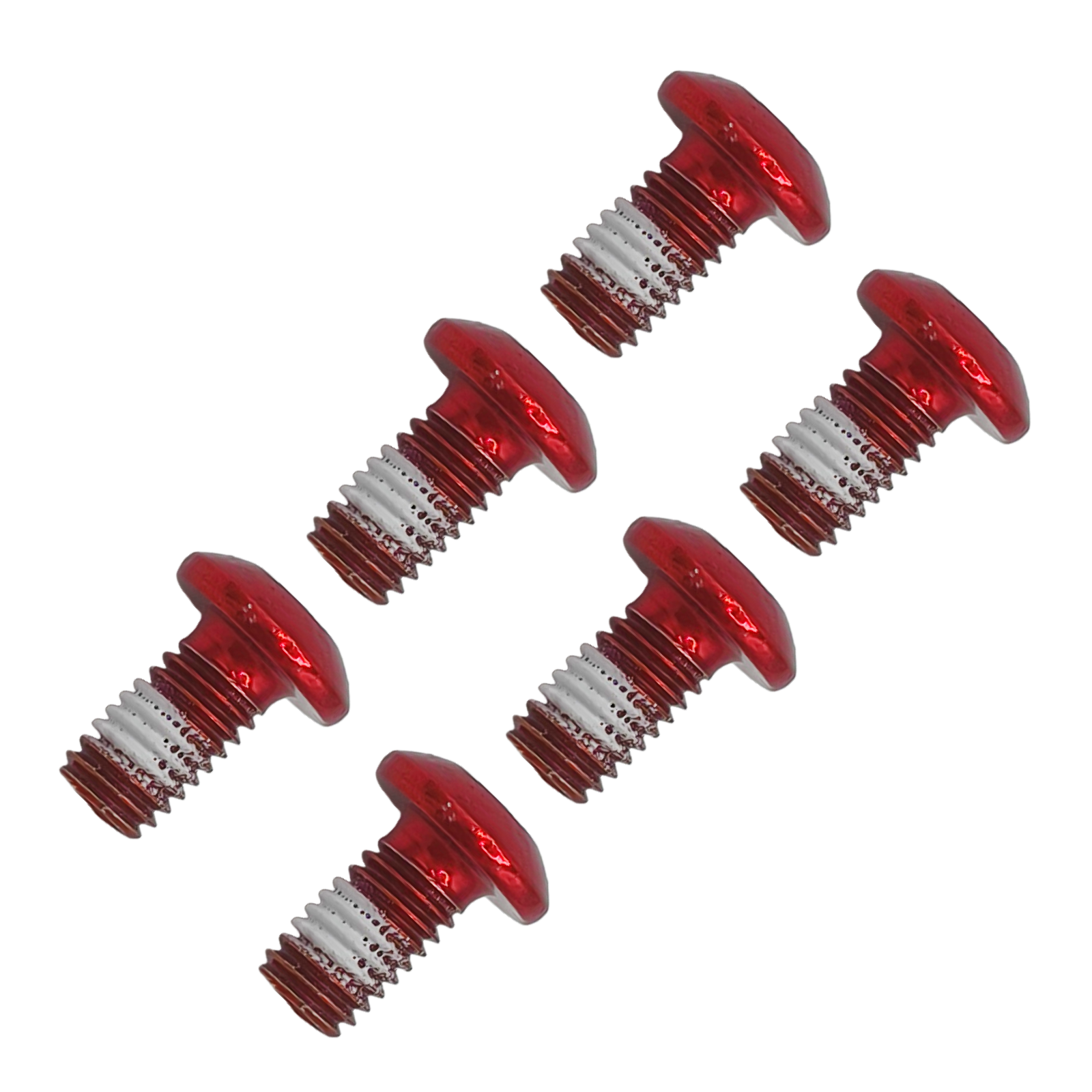 Torx Schrauben rot eloxiert mit Schraubensicherung für Bremsscheibe 12 Stück Aftermarket